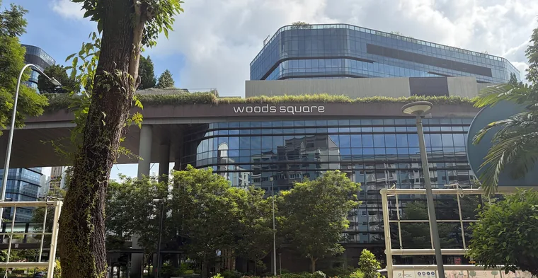 Woods Square integrated office and lifestyle hub near Wynwood Grand EC